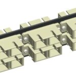 12F SC 62.5 Adapter Strip SC Duplex