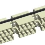 24F HD LC OM1 Adapter Strip LC Duplex