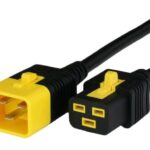 V-Lock C19/C20 16AMP 1.5mm2 H05VV-F SVT Black Jacket